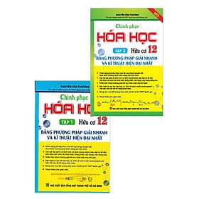 Combo Chinh Phục Hóa Học Hữu Cơ 12 Bằng Phương Pháp Giải Nhanh Và Kĩ Thuật Hiện Đại Nhất (Trọn Bộ 2 Tập) - Hữu Việt