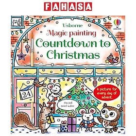 Sách ngoại văn: Magic Painting Countdown To Christmas - Usborn