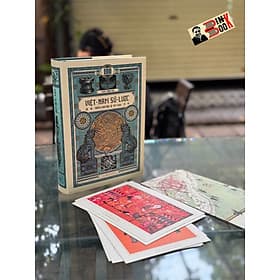 (Ấn bản 2023, bìa cứng, có áo quà tặng kèm gồm bản đồ, bookmark và bộ postcard 8 tấm) VIỆT NAM SỬ LƯỢC (ẤN BẢN KỈ NIỆM 100 NĂM XUẤT BẢN LẦN ĐẦU)– Trần Trọng Kim_ Đông A - NXB Văn Học - 