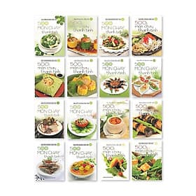Combo - 500 MÓN CHAY THANH TỊNH - NGUYỄN DZOÃN CẨM VÂN (TRỌN BỘ 16 TẬP)