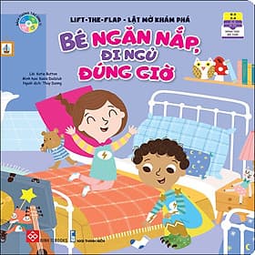 Sách Lift-The-Flap - Lật Mở Khám Phá-Bé Ngăn Nắp, Đi Ngủ Đúng Giờ - Nha Nha