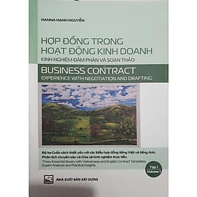 Sách Hợp Đồng Trong Hoạt Động Kinh Doanh ( kinh nghiệm đàm phán và soạn thảo) - Do
