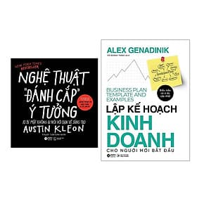 Combo Lập Kế Hoạch Kinh Doanh Cho Người Mới Bắt Đầu + Nghệ Thuật Đánh Cắp Ý Tưởng - Thu