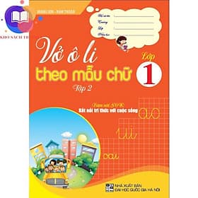 Vở ô li theo mẫu chữ lớp 1/2 (Kết nối tri thức với cuộc sống) - Tri Thức