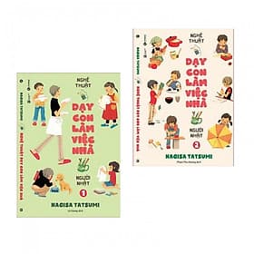 Combo Nghệ Thuật Dạy Con Làm Việc Nhà Của Người Nhật Tập 1 + Tập 2 - Lâm Hà