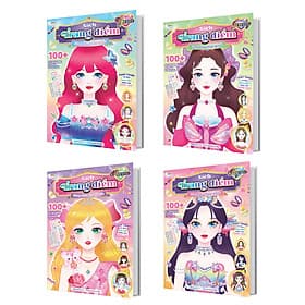Combo Sách trang điểm công chúa Hàn Quốc Myra, Yuna, Jenny, Hanna (4 cuốn) - 