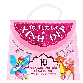 Túi Truyện Xinh Đẹp - 10 Câu Chuyện Tuyệt Vời Để Các Bạn Nhỏ Mang Theo Bên Mình - Túi Màu Hồng (TV) - Hồng Mâu