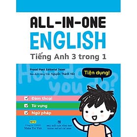 Sách All in One English - Tiếng Anh 3 trong 1 (Kèm file MP3)