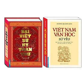 Combo Đại việt sử ký toàn thư và Việt Nam Văn Học sử yếu (bìa mềm) - Minh Minh