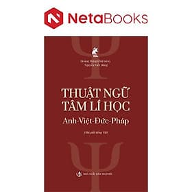 Thuật Ngữ Tâm Lí Học Anh - Việt - Đức - Pháp - Tri Thức
