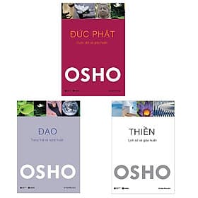 Sách Bộ 3 cuốn tuyệt tác của Osho: Đức Phật - Đạo - Thiền