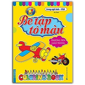 Sách Bé Tập Tô Màu (Song Ngữ Anh - Việt) - Việt Anh