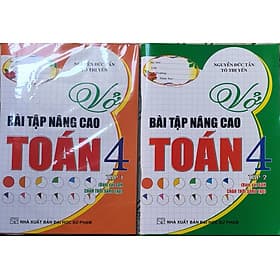 Combo Vở Bài Tập Nâng Cao Toán Lớp 4 (Bám Sát SGK Chân trời Sáng Tạo -Bộ 2 Cuốn) - 