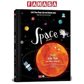 Sách Tương Tác - Lift-The-Flap-Lật mở khám phá - Space - Vũ trụ (Dành Cho Trẻ Em Từ 5-12 Tuổi) - Vũ
