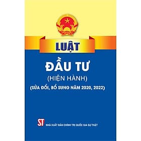 Luật Đầu tư (hiện hành) (sửa đổi, bổ sung năm 2020, 2022)