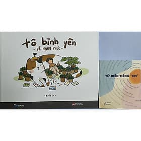 Sách combo tô bình yên vẽ hạnh phúc và từ điển tiếng em - Bình