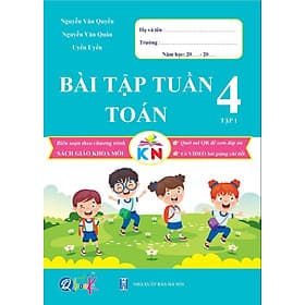 Sách Bài Tập Tuần Toán 4 - Tập 1 - Kết Nối Tri Thức Với Cuộc Sống (1 cuốn) - Bản Quyền - Tri Thức