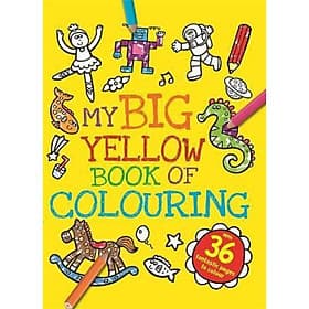 Sách tô màu cho bé - My Big Yellow Book of Colouring - Igloo Books