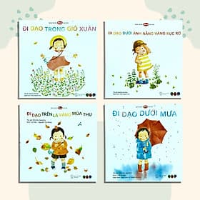 Sách Ehon Cho Bé 1 3 Tuổi - Bộ 4 Cuốn Bé Gái Đi Dạo (Truyện Tranh Ehon Nhật Bản Cho Bé) - Gã