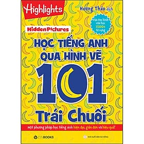Sách Hidden Pictures – Học Tiếng Anh Qua Hình Vẽ 101 Trái Chuối