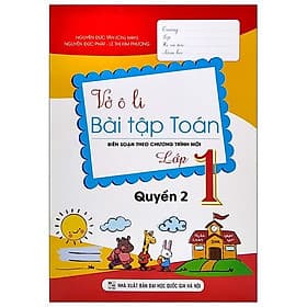 Sách Vở Ô Li Bài Tập Toán Lớp 1 Quyển 2 (Biên Soạn Theo Chương Trình Mới) - Trí