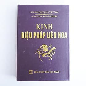 Sách Kinh Diệu Pháp Liên Hoa Bìa Da Tái Bản - Rien Ono