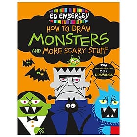 Ed Emberley's How To Draw Monsters And More Scary Stuff - ED