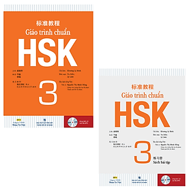 Combo Giáo Trình Chuẩn HSK 3 - Sách Bài Học và Bài tập (Bộ 2 cuốn) - Khương Lệ Bình
