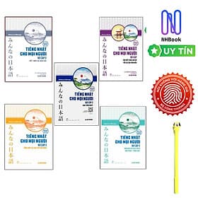 Combo Tiếng Nhật Cho Mọi Người - Sơ Cấp 2: Bản Tiếng Nhật (Bản Mới)+ Bản Dịch Và Giải Thích Ngữ Pháp - Tiếng Việt (Bản Mới)+ Tổng Hợp Các Bài Tập Chủ Điểm (Bản Mới)+Tập Viết Theo Chủ Đề Với Các Bài Văn Mẫu+ Viết - Nhớ Các Mẫu Câu( Tặng kèm viết) - Văn