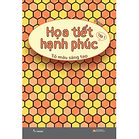 Sách Họa Tiết Hạnh Phúc - Tô Màu Sáng Tạo (Tập 1 + 2) - Hạ