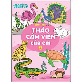 Sách Bé tập tô màu - Thảo cầm viên của em - Rien Ono