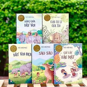 Những truyện hay viết cho thiếu nhi của tác giả Vũ Hùng: Con culi của tôi, Bầy voi đen, Giữ lấy bầu mật, Sống giữa bầy voi, Sao sao (NXB Kim Đồng) - Vũ