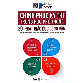 Sách Chinh Phục Kỳ Thi Trung Học Phổ Thông Quốc Gia: Sử - Địa - GDCD - G