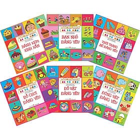 Combo 6 Cuốn : Bé Tô Màu (Dành Cho Bé Từ 1-6 Tuổi) - Rien Ono