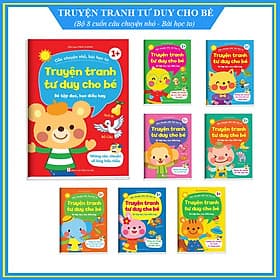 Truyện tranh tư duy cho bé - Bộ 8 cuốn cho bé tập đọc, học điều hay - Những câu chuyện dạy con luôn ngoan ngoãn, vâng lời cha mẹ 1+ - Duy Văn