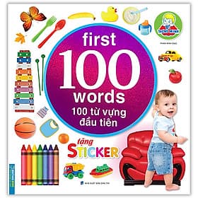 Sách Bé Thông Minh First 100 Words - 100 Từ Vựng Đầu Tiên - Minh Minh