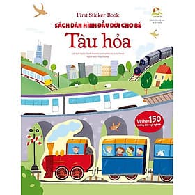 First Sticker Book - Sách Dán Hình Đầu Đời Cho Bé - Tàu Hỏa - Đàn Thanh