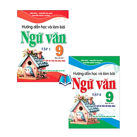 Sách - Combo Hướng dẫn học và làm bài ngữ văn 9/1 + 9/2 (bám sát sgk kết nối tri thức với cuộc sống) -HA - Lâm Hà