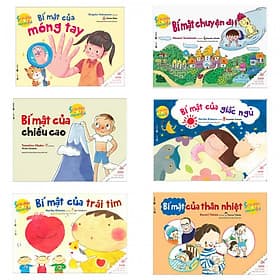 Combo Ehon Nhật Bản: Ehon Sự Kỳ Diệu Của Cơ Thể ( Ehon kỹ năng sống / Bách khoa thư về cơ thể cho bé) Bộ 6 cuốn - Bách Khoa