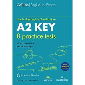 Sách Cambridge English Qualifications A2 Key - 8 Practice Tests (Quét mã MP3 để nghe file) - Trí