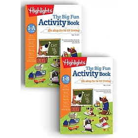 Sách Big Fun Activity Book 1 - sẵn sàng cho bé tới trường ( bộ 2 cuốn, 5 - 7 tuổi ) - Châu Sa