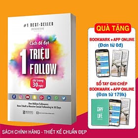 Sách Cách Để Đạt 1 Triệu Follow Chỉ Trong 30 Ngày - Trí