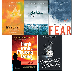 Combo 5Q: Muôn Kiếp Nhân Sinh + Giận + Hành Trình Về Phương Đông + Fear - Sợ Hãi - Thích Nhất Hạnh + Tĩnh Lặng (Top Sách Tâm Linh Bán Chạy Nhất Mọi Thời Đại) - Linh Linh