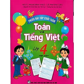 Phiếu Bài Tập Cuối Tuần Toán - Tiếng Việt Lớp 4 (HA) - Việt Hà