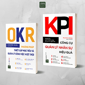 Combo Công cụ quản lý siêu hiệu quả trong kinh doanh (OKR + KPI) - Công Sĩ