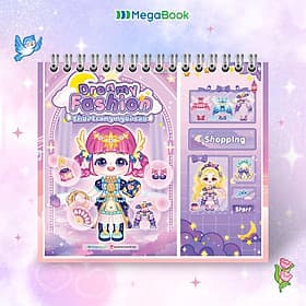Dreamy Fashion (Tô màu và bóc dán hơn 160+ sticker sáng tạo cho bé gái) - Gã