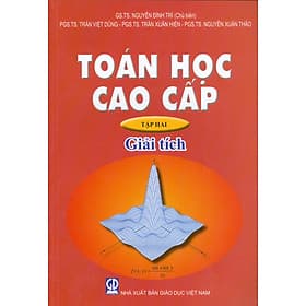 Toán Học Cao Cấp, Tập Hai: Giải Tích (Tái bản lần thứ tư - năm 2023) - Nha Nha