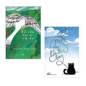 Combo 2 cuốn: BỒ CÂU BAY ĐI TÌM BÀ + CHUYỆN CON MÈO DẠY HẢI ÂU BAY ( Sách thiếu nhi thú vị/ Tặng kèm Bookmark ) - Di Di