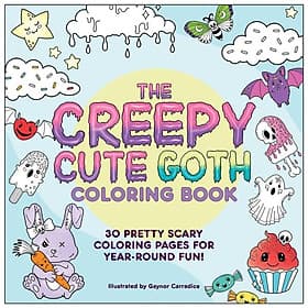 Sách ngoại văn: The Creepy Cute Goth Coloring Book - Go