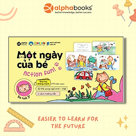 Thẻ Học Thông Minh: Một Ngày Của Bé - Thẻ Song Ngữ Anh Việt - An